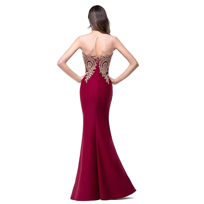 

Women Elegant Long Prom Party Dresses Lace Mermaid Gown Sexy Dress Autumn Plus Size Slim Bodycon Dress Vestido De Festa