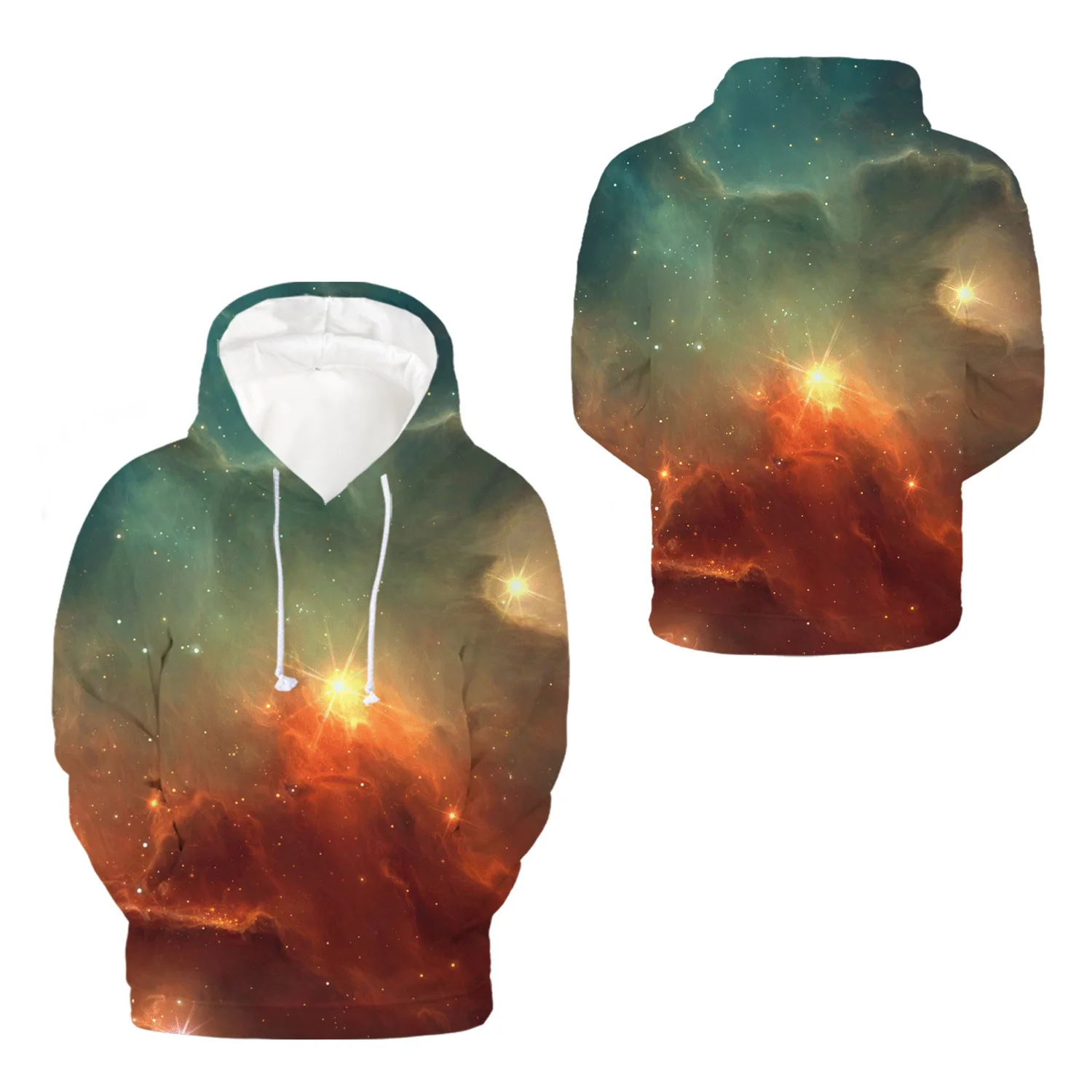 2019 модная одежда мечта звездное небо для женщин с капюшоном и рисунком в виде