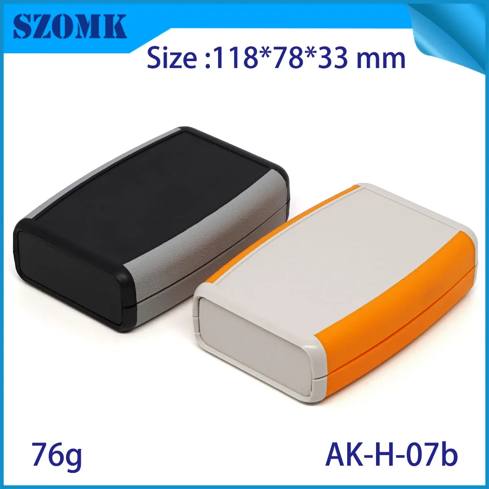 Пластиковый корпус szomk 10 шт. 118*78*32 мм прибора с держателем батареи 9 В ручной abs -