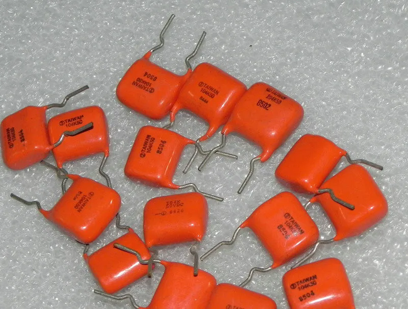 Оригинальный новый 100% 50V0.1uF 104k античный керамический пленочный конденсатор