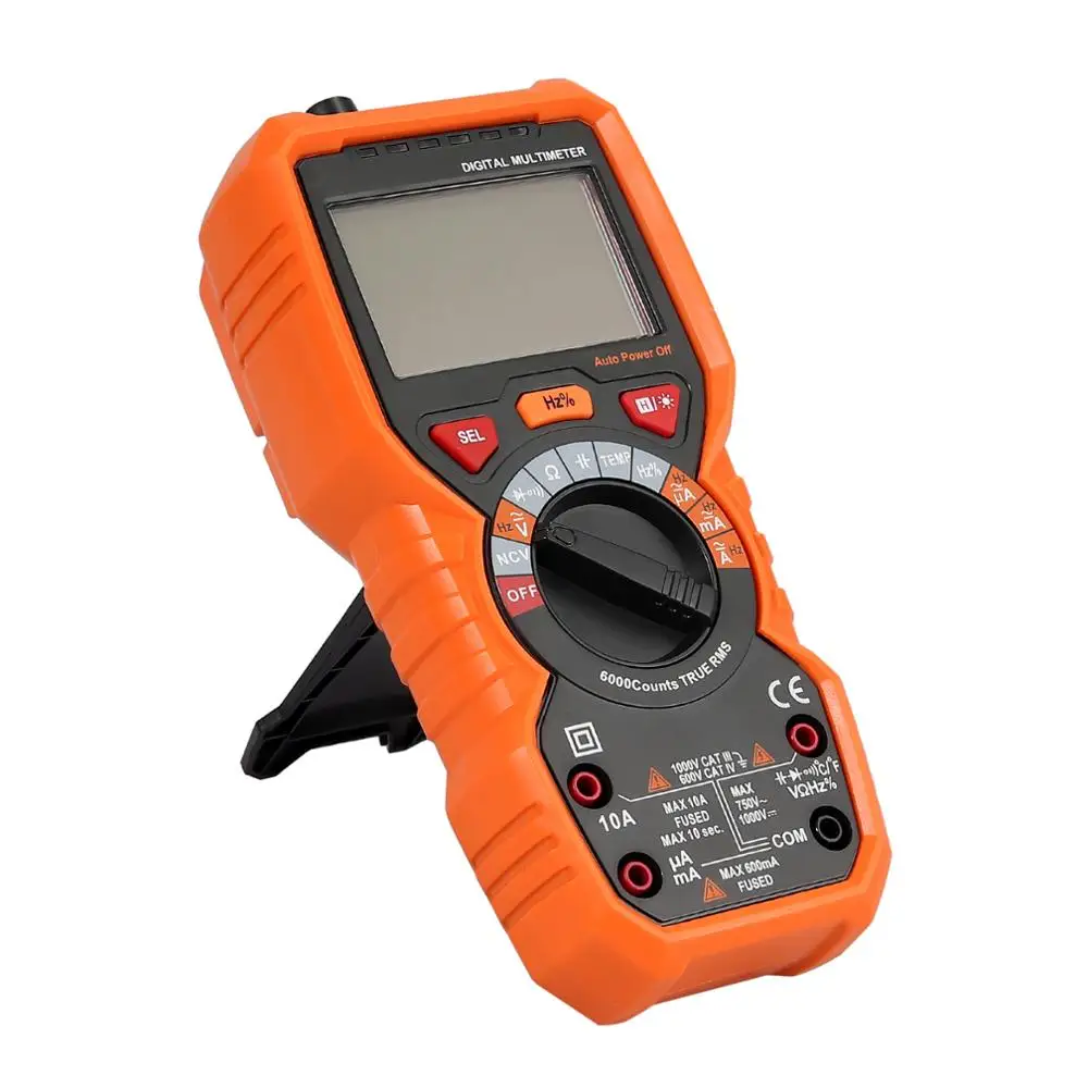 Цифровой мультиметр proter True RMS 6000 отсчетов Автоматический диапазон