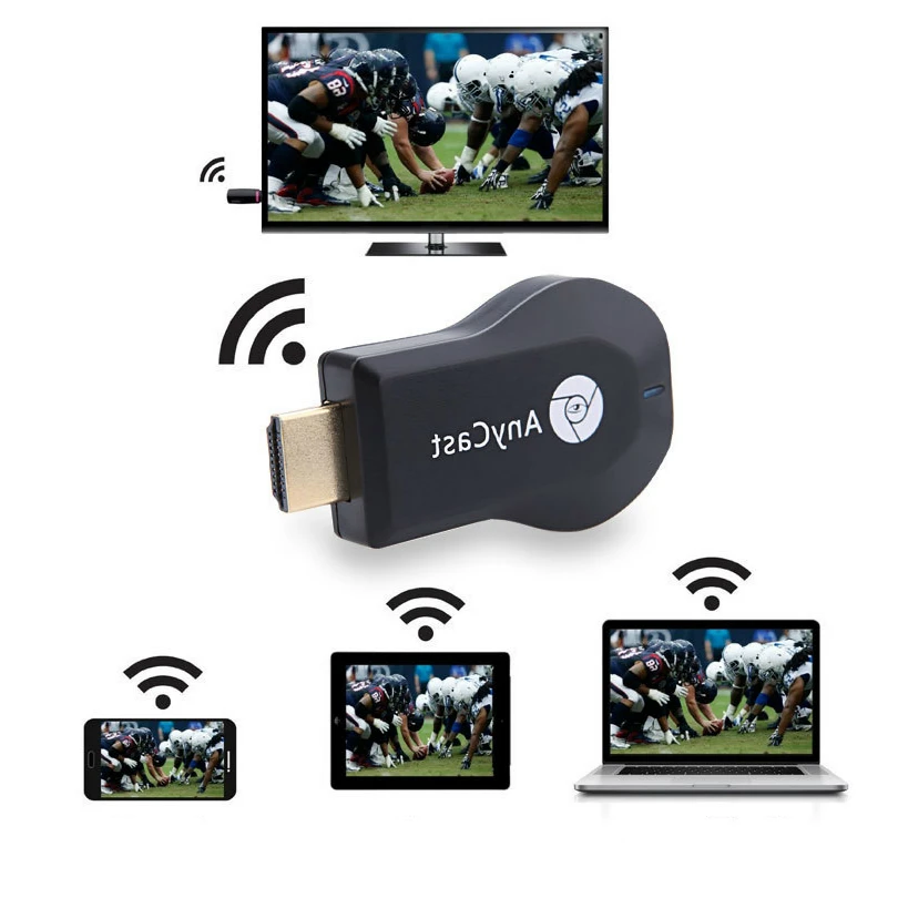 Адаптер для Anycast M4plus HDMI совместимый медиа и видеосъемки Wi Fi адаптер дисплея 1080P
