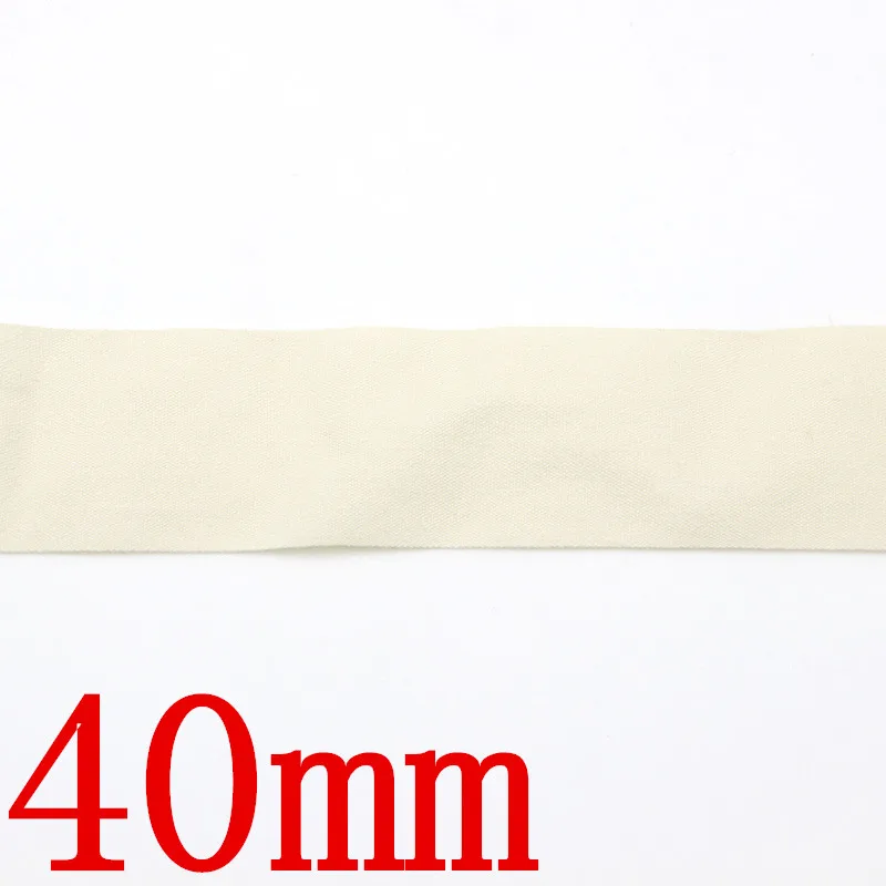 40mm 5yards Новые 10 мм 15 мм 20 мм 25 мм 30 мм 35 мм 40 мм пустые хлопковые ленты тесьма ленты DIY ремесло шитье и упаковка ткань тканевые ленты XM-46A - Цвет: 40mm 5yards