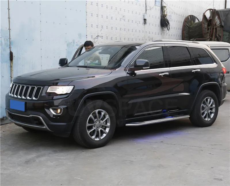 Высококачественная алюминиевая подножка боковая Nerf подходящая для JEEP Grand Cherokee 2011