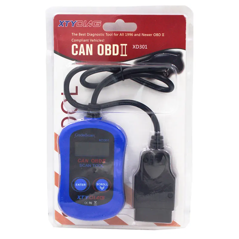 OBD2 OBDII EOBD сканер xtydiag XD301 автомобиля код читателя тестер данных scan инструмент