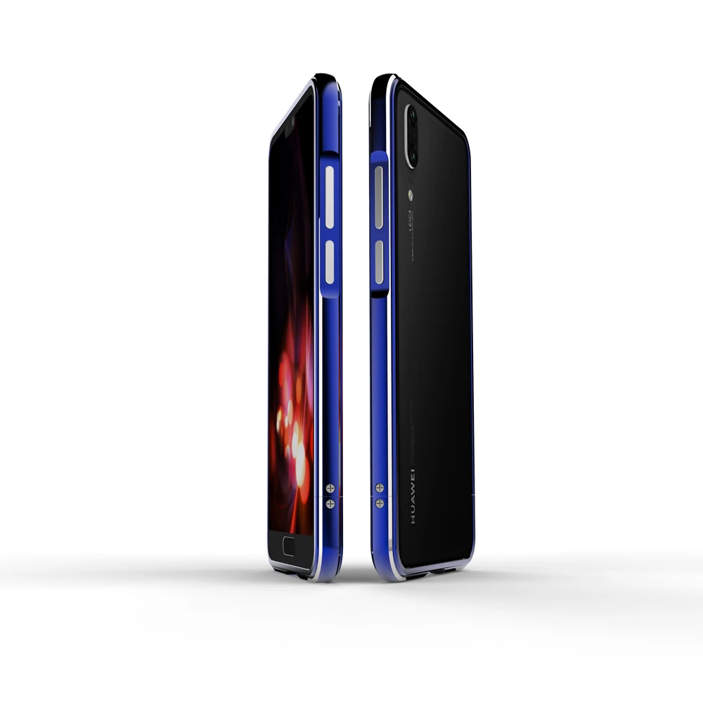 Чехол для huawei P20 Pro, Роскошный чехол для huawei P20 Lite, глянцевый алюминиевый защитный чехол с металлической рамкой для huawei P20, чехол P20 Pro