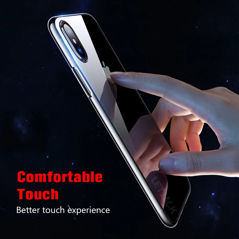 Прозрачный силиконовый Ультратонкий Мягкий ТПУ чехол для iPhone X XR XS Max прозрачный