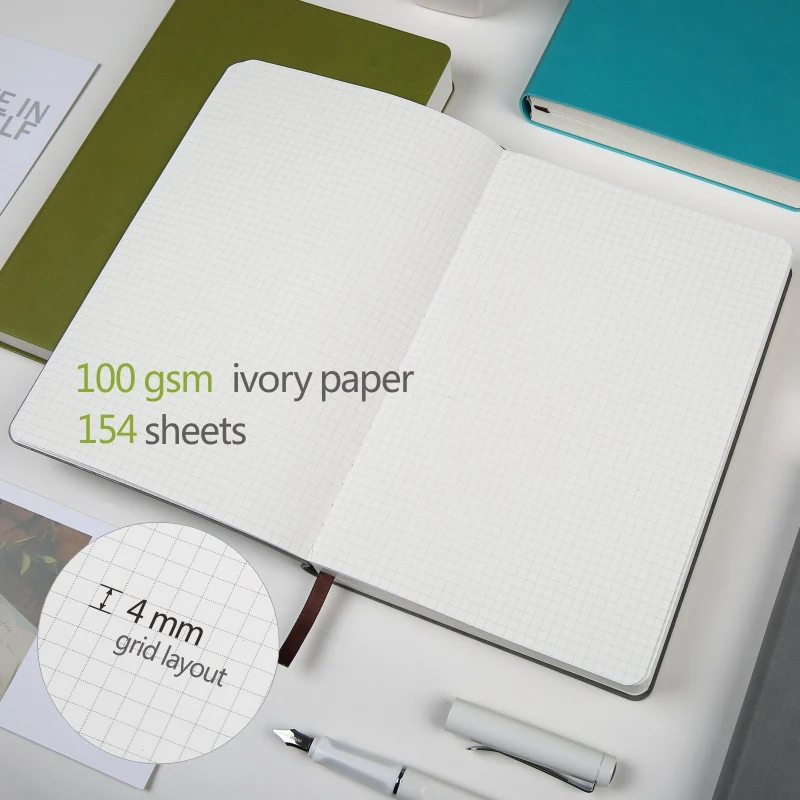 Линованный блокнот A5 график бумажный 154 листов (308 страниц) 4 мм линованный s