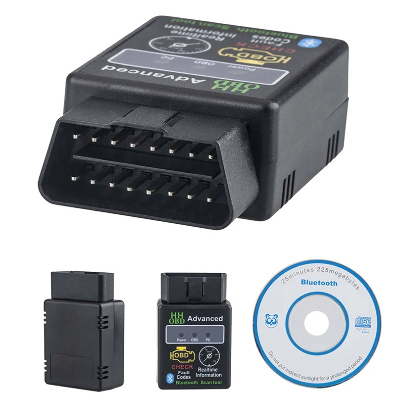 DJSona ELM327 Bluetooth Автомобильный OBD2 сканер Android Крутящий момент Авто диагностический