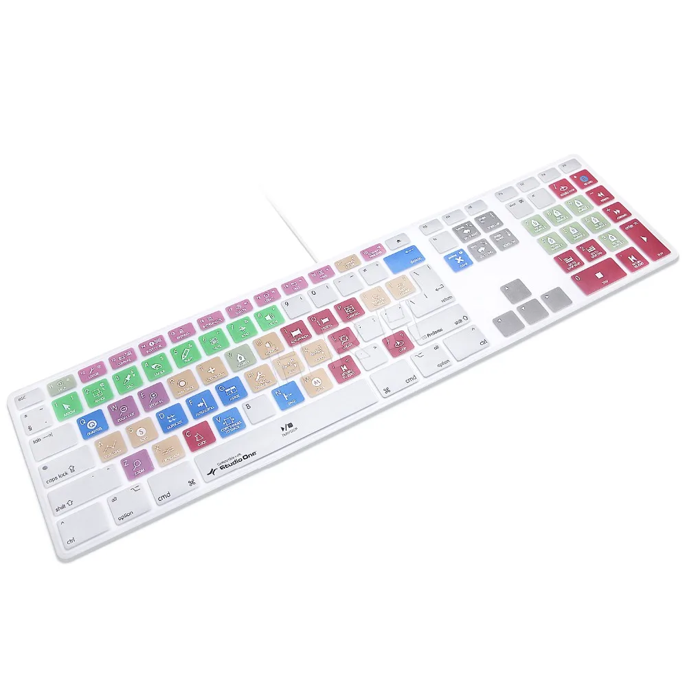 Для Apple клавиатура с цифровой Проводная USB Studio One Hot keys дизайн Клавиатура Обложка