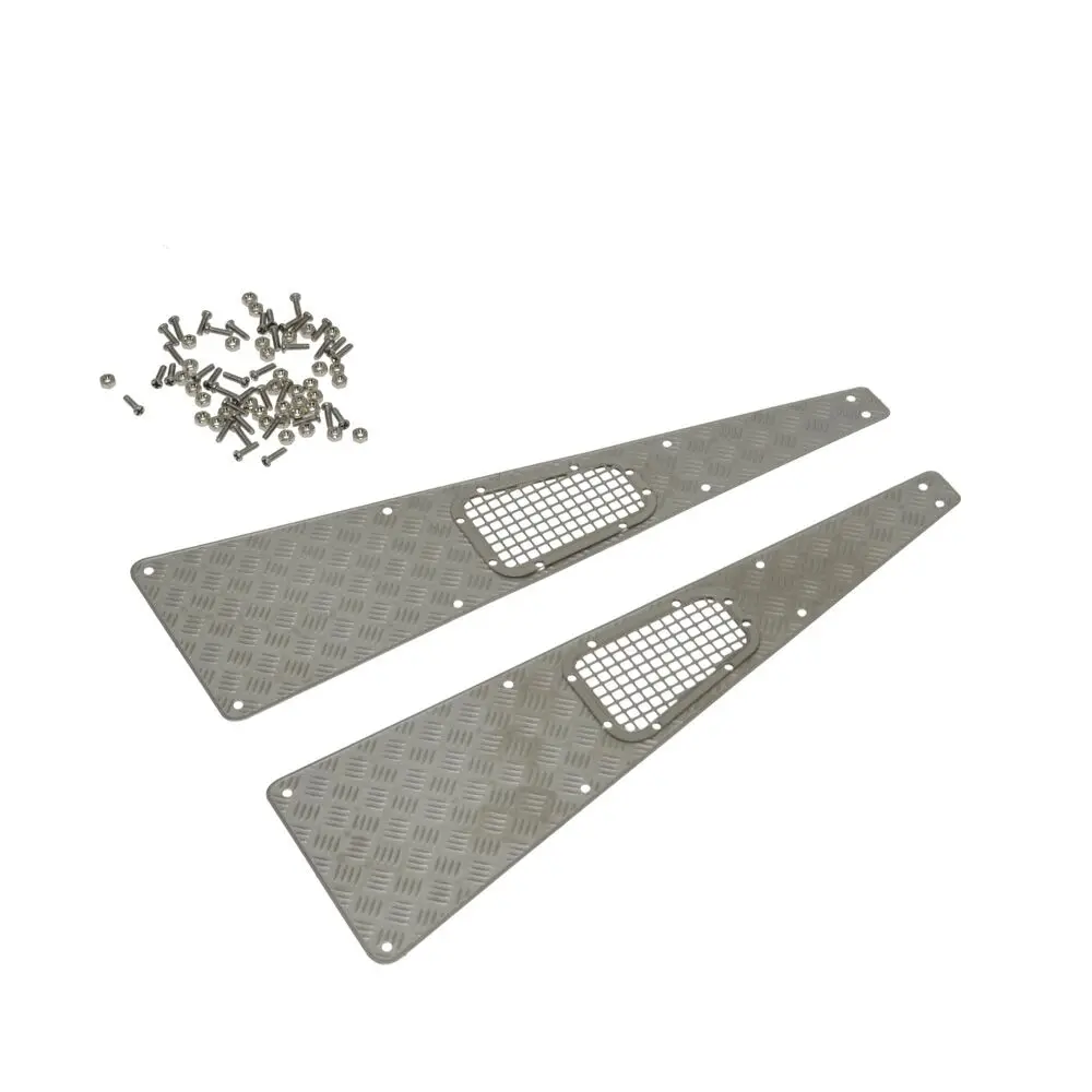 Противоскользящая пластина из нержавеющей стали RC впускная решетка для 1:10 Crawler