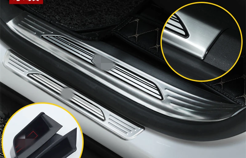 Педали из нержавеющей стали запчасти для порога автомобильные аксессуары педали