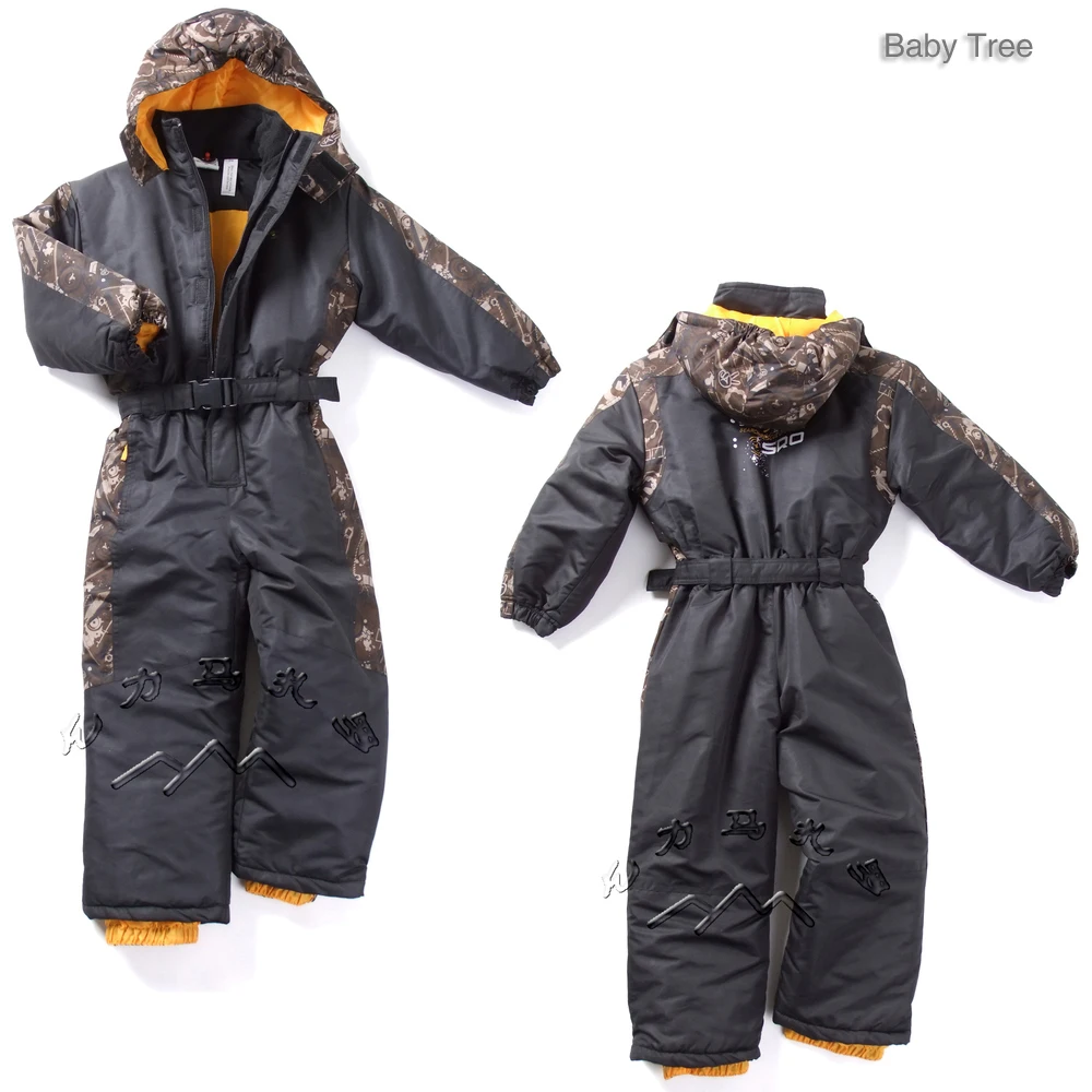 От 1 до 6 лет немецкий бренд детские зимние лыжные костюмы толстые теплые куртки с