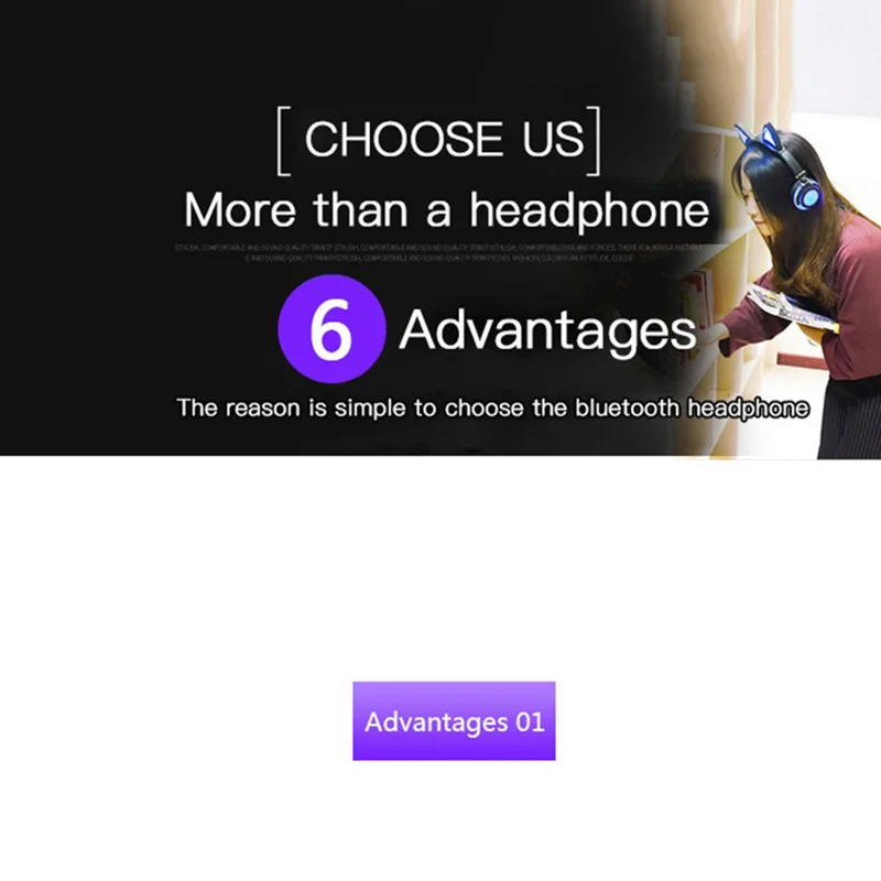 Teamyo Bluetooth наушники кошачьи наушники беспроводные наушники микрофон мигающая светящаяся гарнитура со светодиодный светильник для ПК ноутбука для взрослых детей