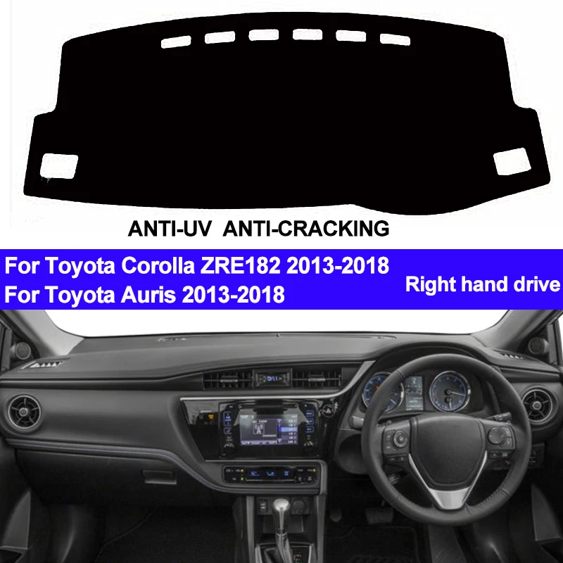 TAIJS Toyota Corolla Auris için ZRE182 2013 2014 2015 2016 2017 2018 Dash Mat Dashboard kapak güneş gölge halı oto araba Styling