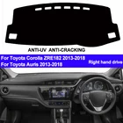 Автомобильный коврик TAIJS, Солнцезащитный ковер для приборной панели Toyota Corolla Auris ZRE182 2013 2014 2015 2016 2017 2018