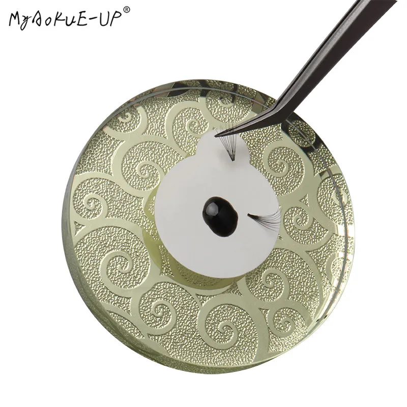 Новое поступление 1 шт. клеевые подушечки Круглый Поддон накладные ресницы для