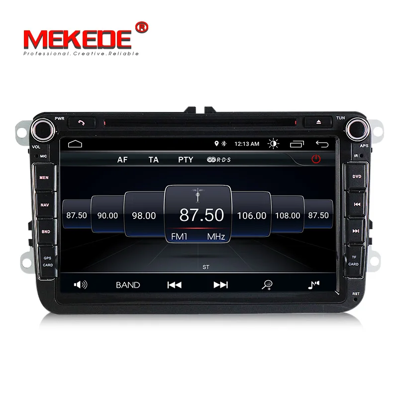 " Android 8,0 автомобильный dvd-плеер радио аудио gps Navi для VW Polo Jetta Tiguan passat b6 cc fabia Octavia Skoda Yeti Seat Praktic