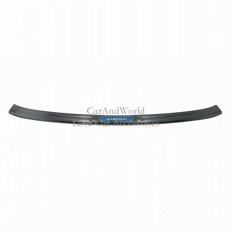 

For Nissan Qashqai J11 2019 Stainless Steel Rear Bumper Protector Rear Door Sill Trunk Guard Cover Trim Car Styling Accessories