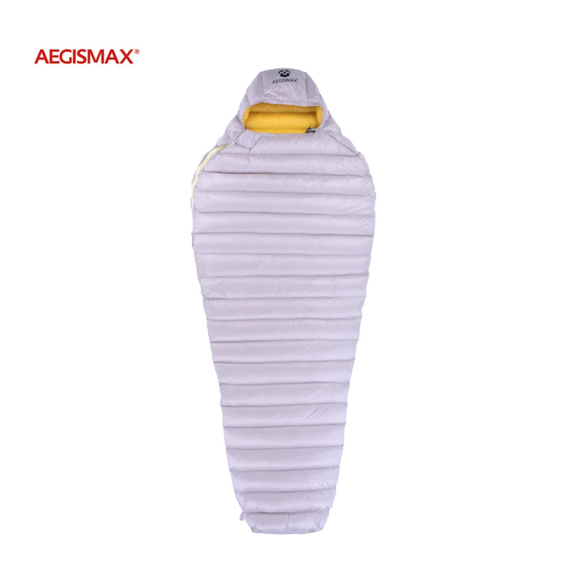 Aegismax сверхсохнущие спальные мешки с белым гусиным пухом и капюшоном типа Мумия