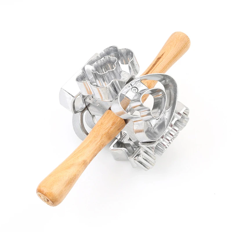 Новые пончики форма для жарки роликовая алюминиевый сплав комбинировать