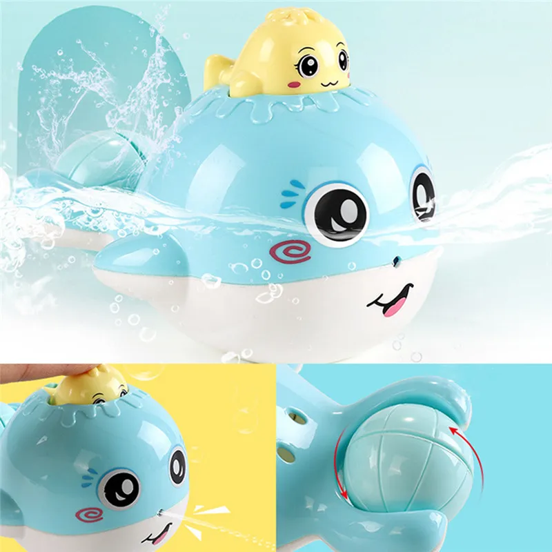 Summer Funny Baby Bath Toys Whale Water Splashing Tool Kids Shower Bathroom Toy For Children Boy Girl | Игрушки и хобби