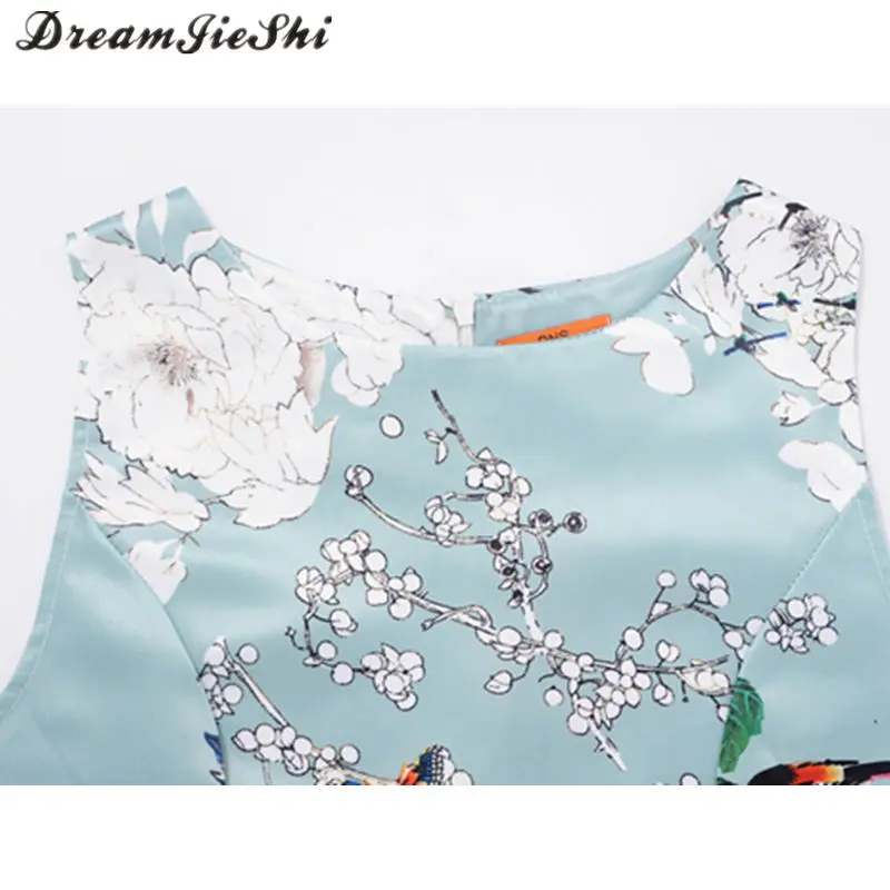 Dreamjieshi милые Для женщин летние Винтаж Хепберн фестиваль Костюмы большой Пышное