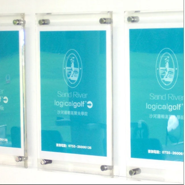 Бесплатная доставка Оптовая торговля A1 настенная акриловая рамка для