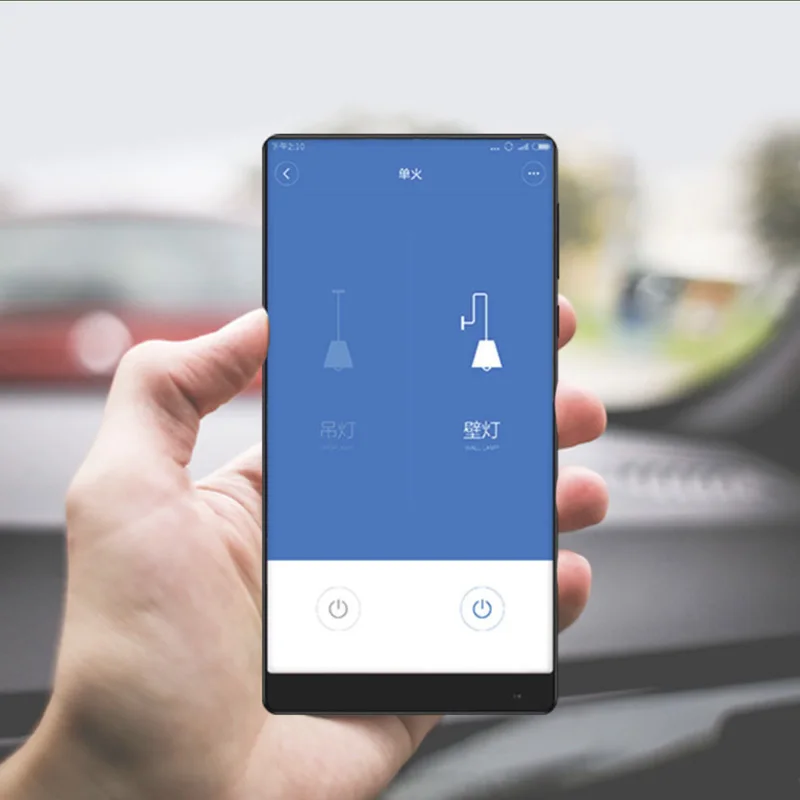 Умный Домашний Светильник Xiaomi Aqara Mijia с одним пожарным проводом ZigBee, беспроводной ключ, настенный выключатель через приложение для смартфона
