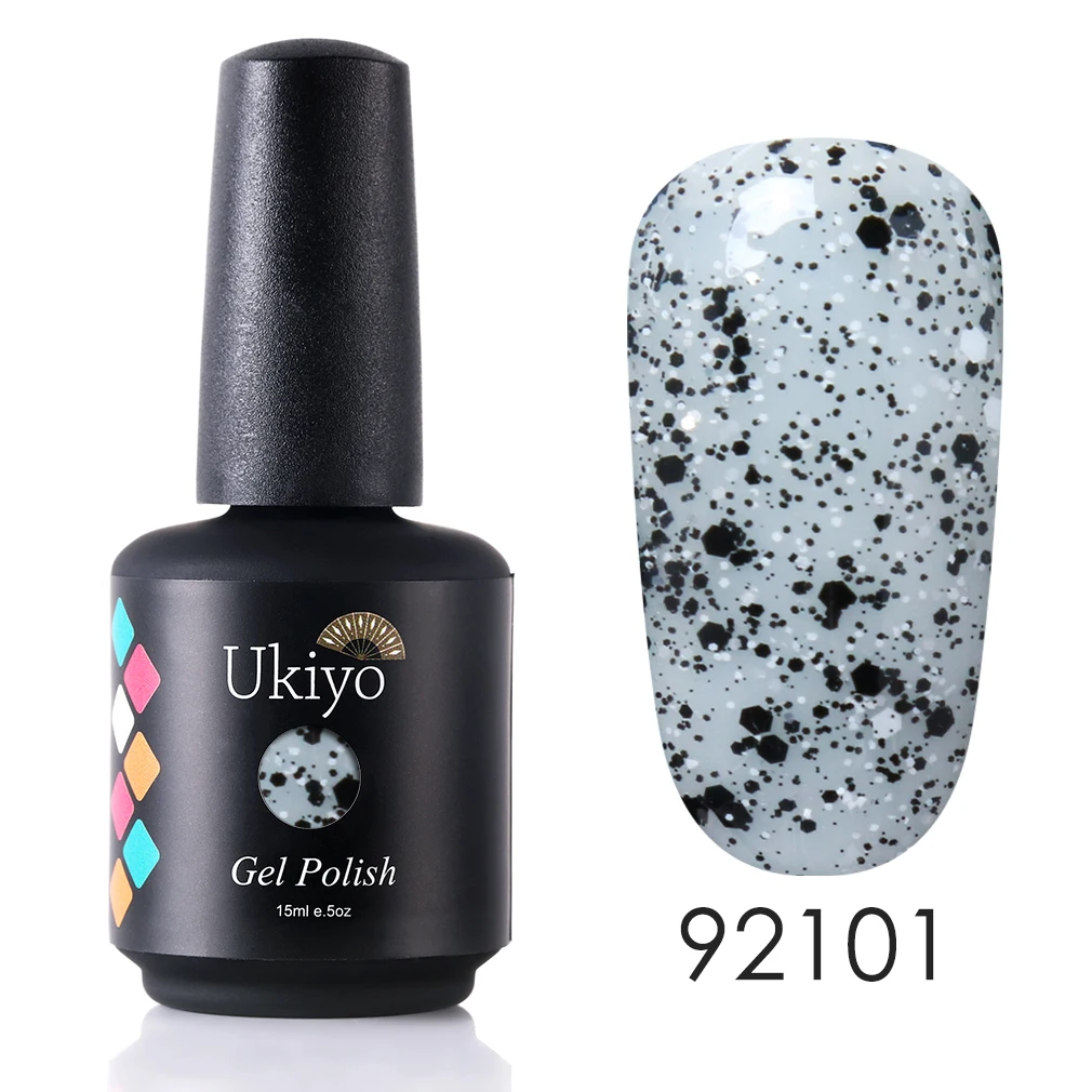 H92101 Ukiyo 15 мл Чистый Цвет Гель-лак для ногтей Vernis полуперманентный УФ-гель для ногтей впитывающий Гель-лак для ногтей - Цвет: H92101