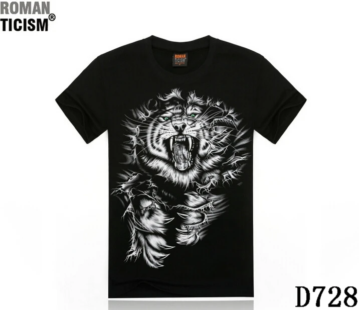 Оптовая продажа Для мужчин 3D футболок с принтом в виде личная рубашка 100 хлопок