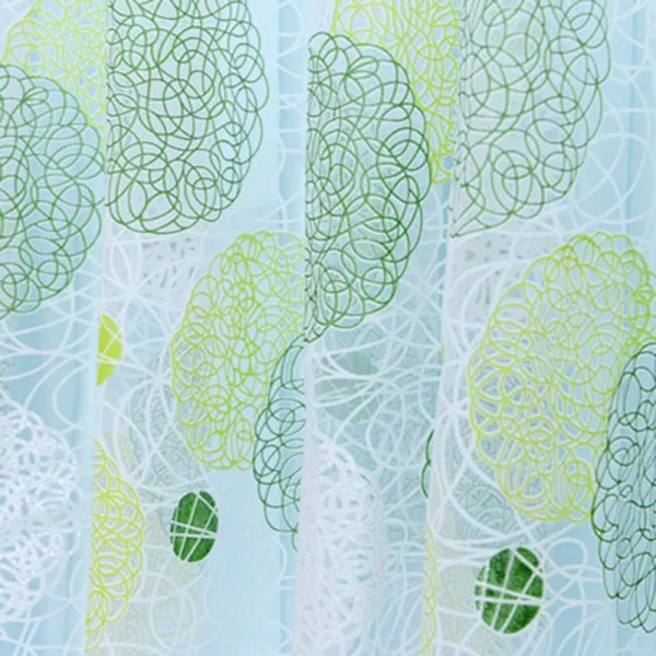 Встроенный перспективный тканый полиэстер Мода Вуаль занавески для спальни