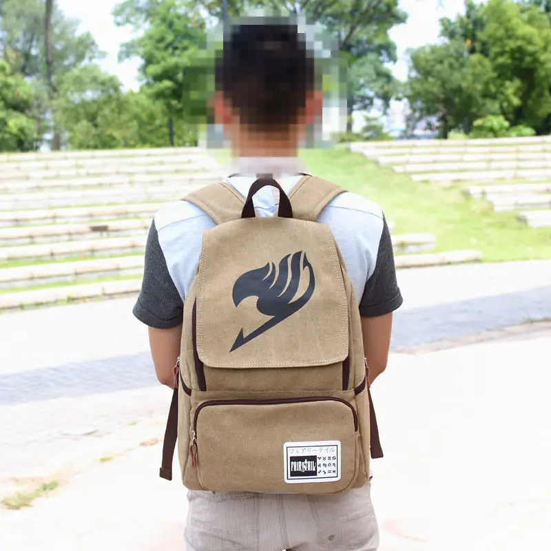 

Anime Fairy Tail Lucy toy action figure printed Backpack School Bag Shoulder Bag Bookbag Rucksack Cosplay