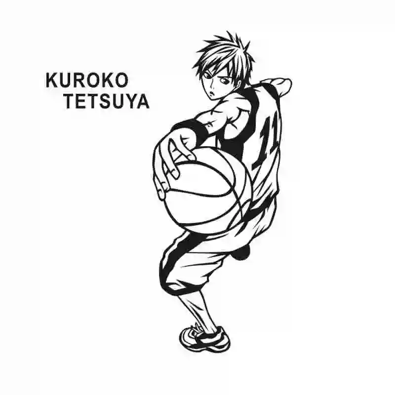 Наклейки на стену Kuroko без корзины виниловые наклейки декоративные украшения для