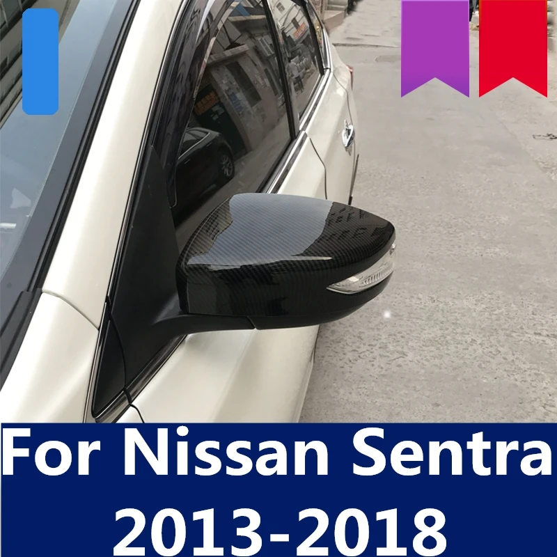 Накладки на зеркало заднего вида для Nissan Sentra 2013 2018|Хромирование| |