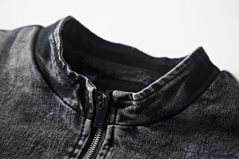 Новая модная зимняя теплая Мужская Флисовая джинсовая куртка мужская ковбойская