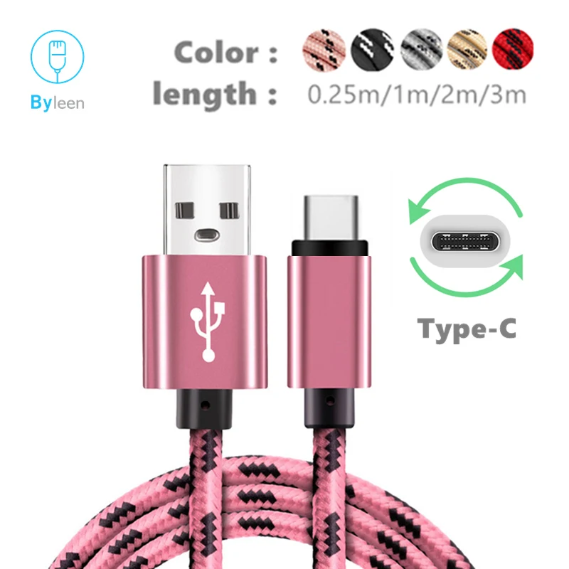 Кабель USB Type-C для быстрой зарядки и передачи данных Samsung Galaxy A6 A8 2018 SAMSUNG A9 Star A9S A3 A5 A7