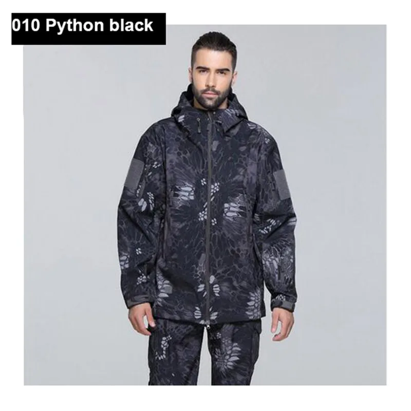 

High Quanlity Lurker Shark skin Jacket+Pants Tactical Waterproof Windproof Sets Men Hunting Clothes Sports Suit