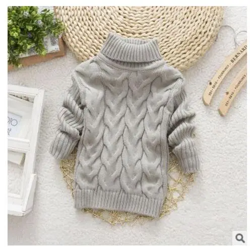 2017 children sweater new autumn and winter 0-2 years old boys girls warm thickened high collar |