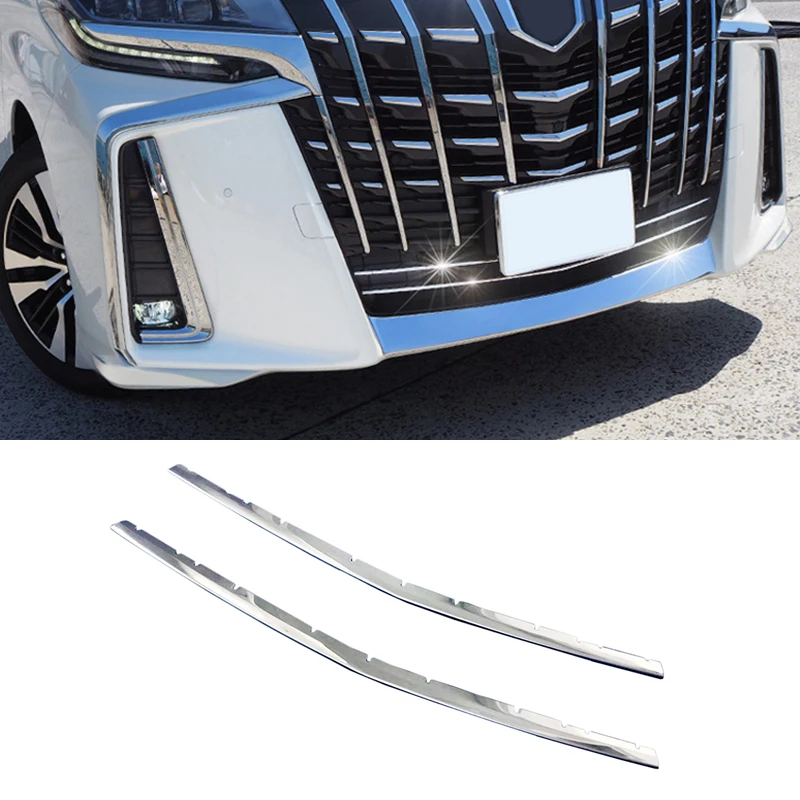 Внешний вид для Toyota Alphard AH30 2019 Sport Edition из нержавеющей стали передняя фара