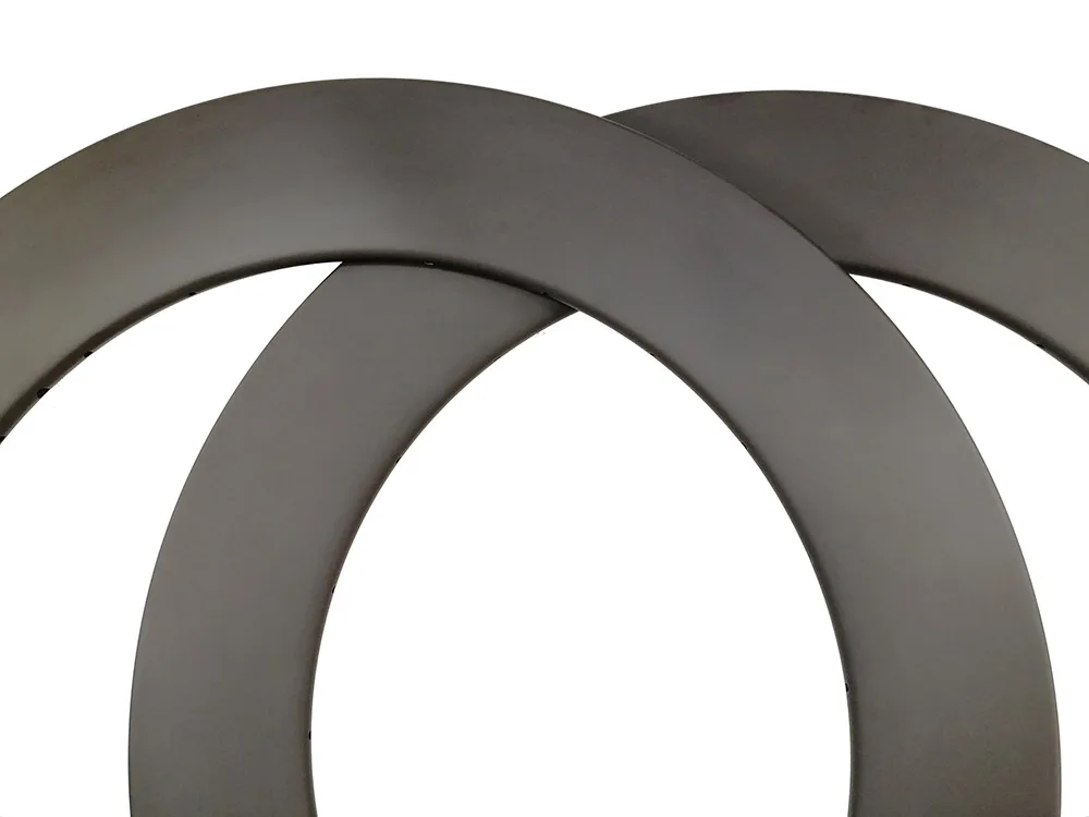 88mm Clincher Tubular Rim For TT Time Track Bike Wheelset 23mm or 25mm Tubeless Ruedas Carbono UD 3K 12K MATT GLOSSY carbon rims | Спорт и