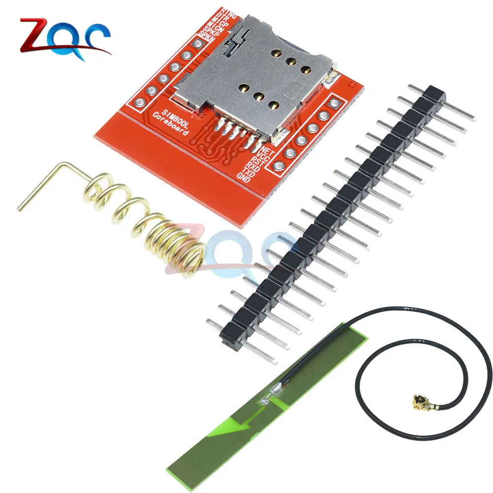 SIM800L GPRS GSM модуль микро sim-карта ядро четырехдиапазонный ttl последовательный порт антенна PCB беспроводной wifi плата для Arduino смартфон