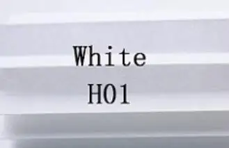 H01 white Затемненные сотовидные сотовые жалюзи занавески(шнур, низ вверх) размеры под заказ готовой продукции - Цвет: H01 white