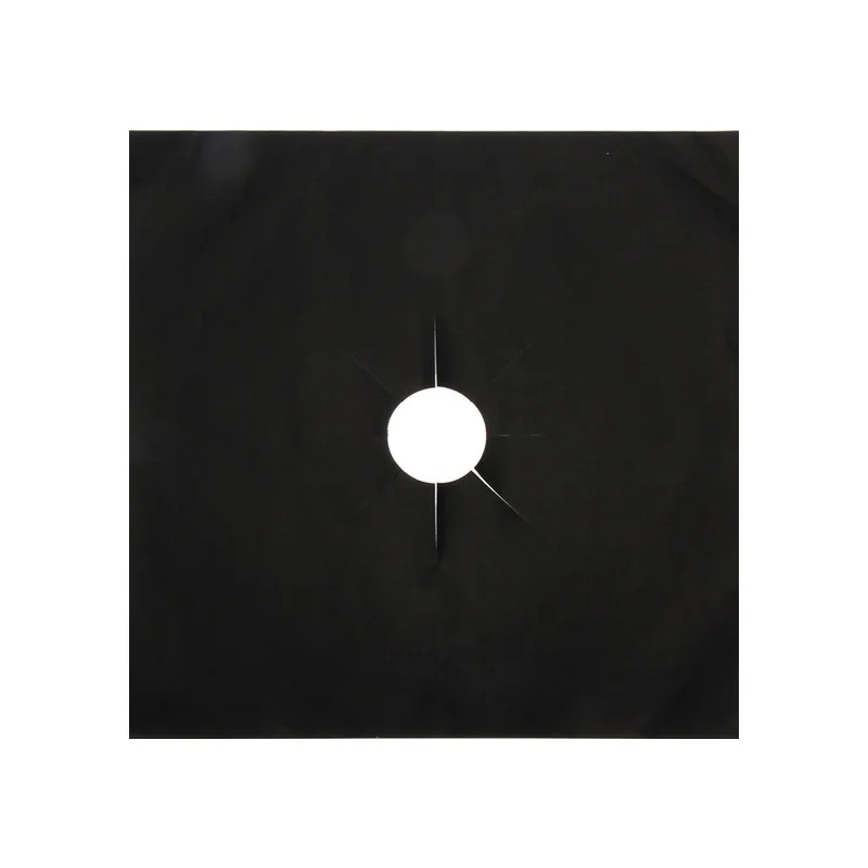 Black Rayfox газовые протекторы для плиты 1 шт. многоразовые газовые плиты крышка горелки лайнер коврик Защита от пожаров кухонные аксессуары гаджеты F - Цвет: Black