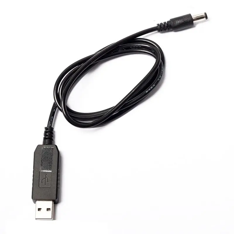 USB DC 5V To 12V 2.1mm X 5.5mm Module Converter Barrel Male Connector Jack Power Cable Plug to -1M (5V D | Электроника