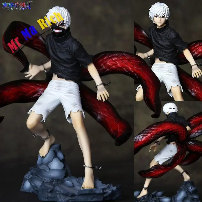 Аниме Tokyo Ghoul 22 см Kaneki Ken Awakened Ver. ПВХ фигурка Коллекционная модель игрушки Brinquedos