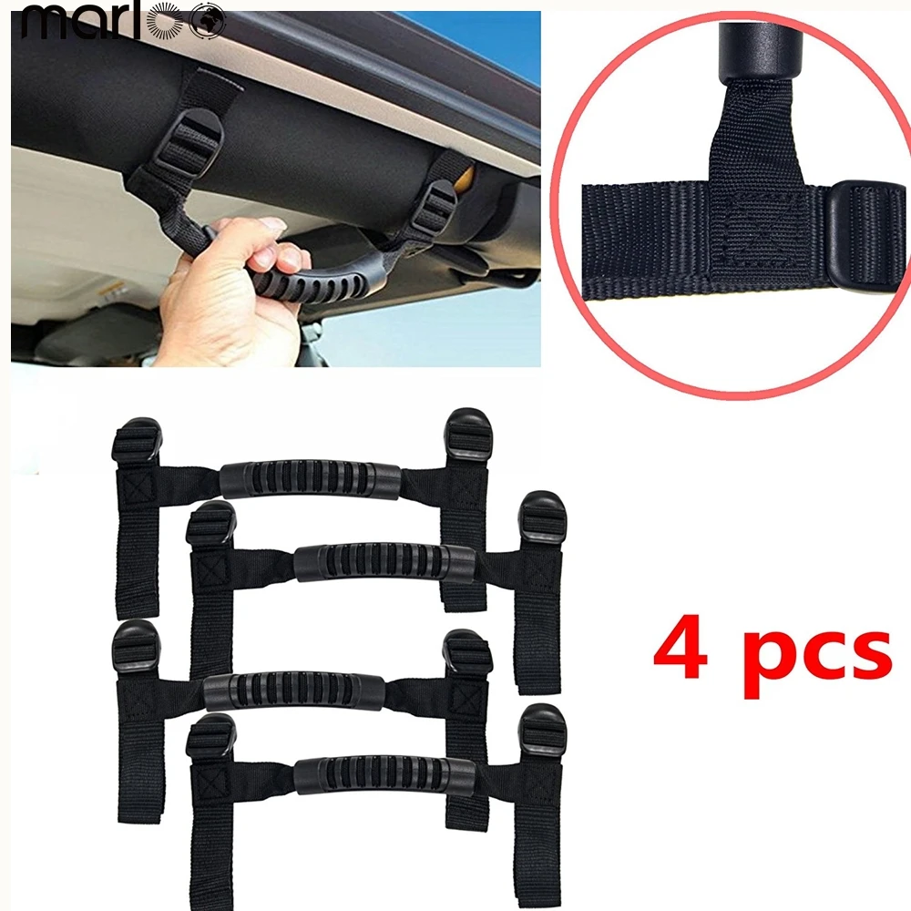 4 шт. рулонные ручки для Jeep Wrangler YJ TJ JK JKU Rubicon Unlimited X 2/4 1995 2016|Аксессуары фар авто| |