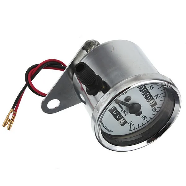 Универсальный мотоцикл двойной одометр спидометр измеритель скорости в милях