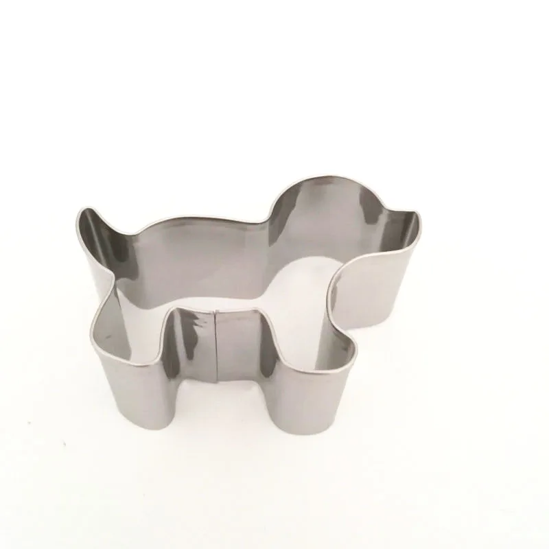 Нож для печенья с маленькой собакой из нержавеющей стали мультяшная помадка