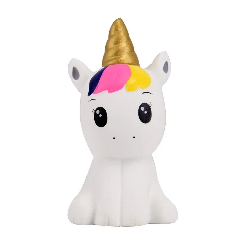 Kawaii Pegasus Unicorn Squishy PU Мягкий медленно поднимающийся ароматизированный хлеб Squeeze игрушки Моделирование Ремесло Декор Рождественский подарок для детей 11*8*3 см - Цвет: 12x6x5 CM